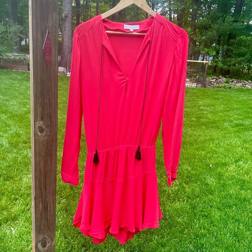 Karina Grimaldi Bold Red Dress